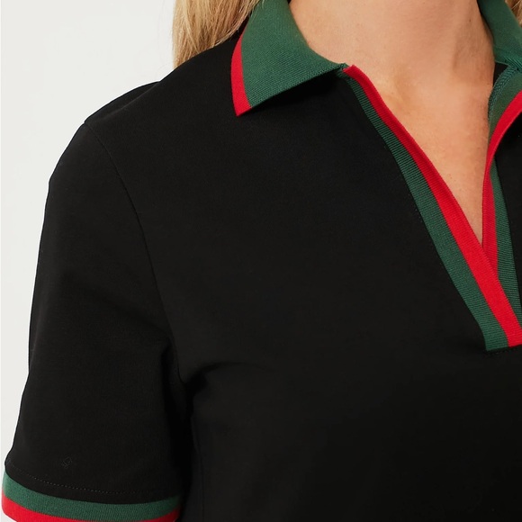 TUCKERNUCK Black Hutton Polo Dress Small - Picture 6 of 14